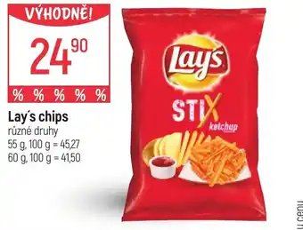 Globus Lay's chips nabídka