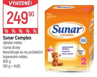 Globus Sunar Complex nabídka