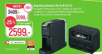 Globus Kapslový kávovar Porto B ES 721 nabídka