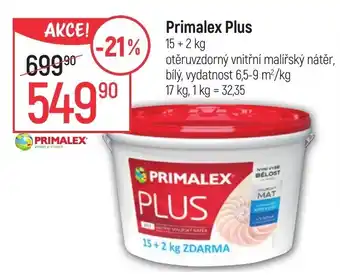 Globus Primalex Plus 15+2 kg nabídka