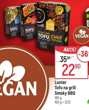 Globus Lunter Tofu na grill Smoky BBQ nabídka