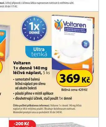 Dr. Max Voltaren léčivá náplast nabídka