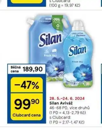 Tesco Silan aviváž nabídka