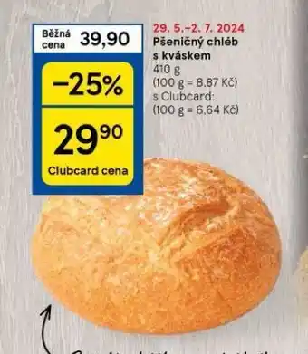 Tesco Pšeničný chléb s kváskem nabídka
