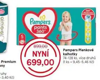 Tesco Pampers dětské plenky nabídka