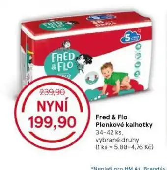 Tesco Fred & flo dětské pleny nabídka
