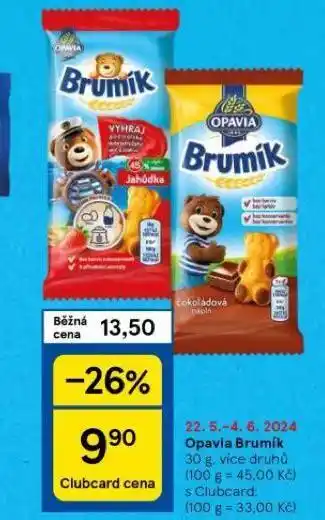 Tesco Opavia brumík nabídka