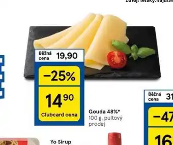 Tesco Gouda nabídka