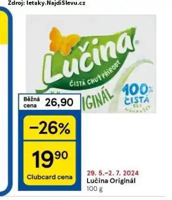 Tesco Lučina nabídka
