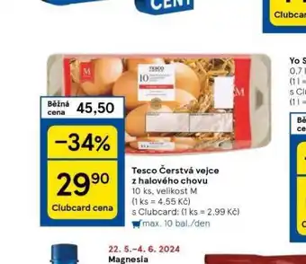 Tesco Vejce m nabídka