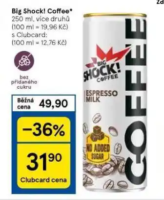 Tesco Big shock! energetický nápoj nabídka