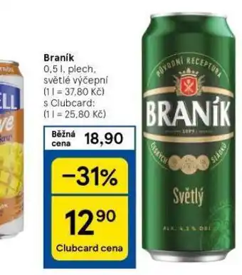 Tesco Pivo braník nabídka