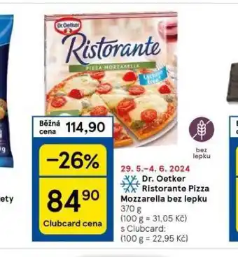 Tesco Pizza ristorante nabídka