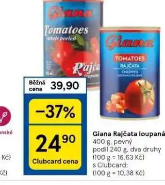 Tesco Giana rajčata nabídka