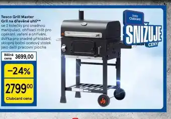 Tesco Gril na dřevěné uhlí nabídka