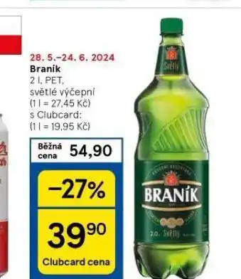 Tesco Pivo braník nabídka