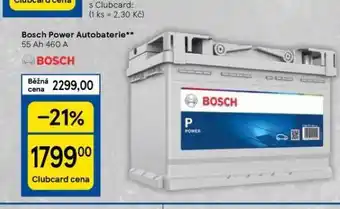 Tesco Bosch power autobaterie nabídka