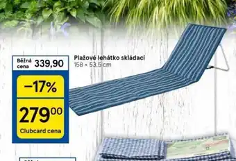 Tesco Plážové lehátko nabídka