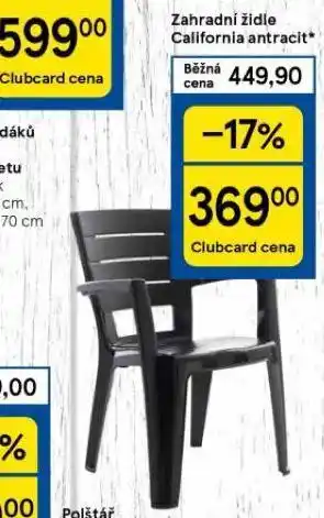 Tesco Zahradní židle nabídka