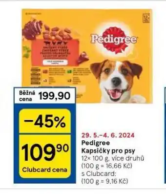 Tesco Pedigree kapsičky pro psy nabídka