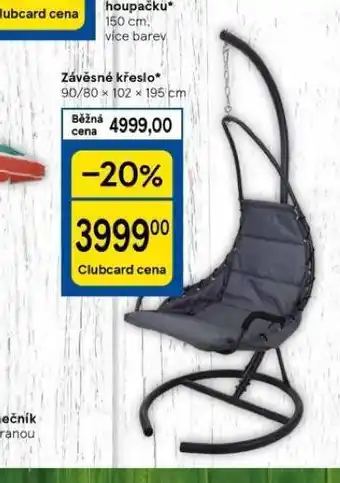 Tesco Závěsné křeslo nabídka