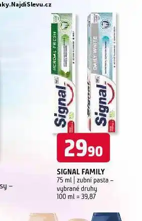 Terno Signal zubní pasta nabídka