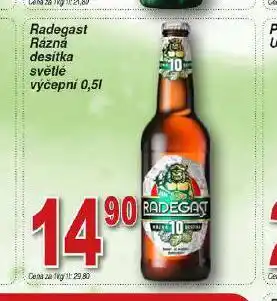 Hruška Pivo radegast nabídka