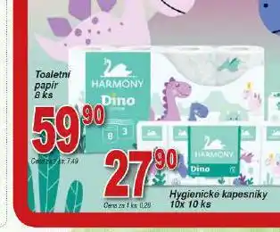 Hruška Harmony toaletní papír nabídka