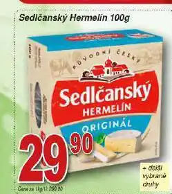 Hruška Sedlčanský hermelín nabídka