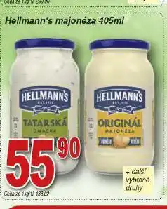 Hruška Hellmann's majonéza nabídka