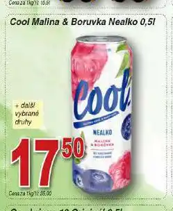 Hruška Cool nealkoholické pivo nabídka