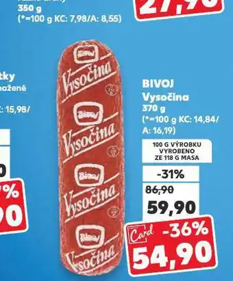 Kaufland Vysočina nabídka