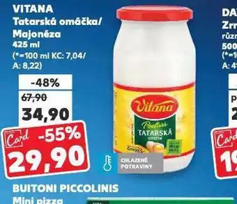 Kaufland Vitana tatarská omáčka / majonéza nabídka