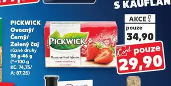 Kaufland Pickwick čaj nabídka