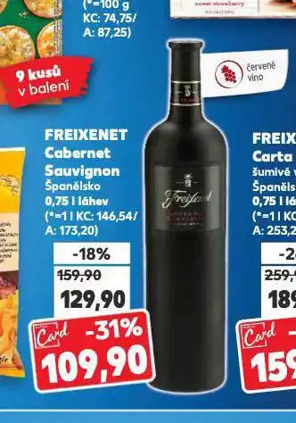 Kaufland Freixenet cabernet sauvignon nabídka