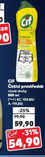 Kaufland Cif čistící prostředek nabídka