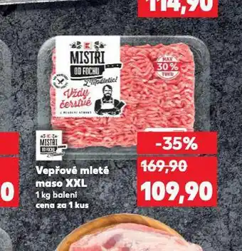 Kaufland Vepřové mleté maso xxl nabídka