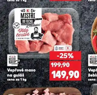 Kaufland Vepřové maso na guláš nabídka