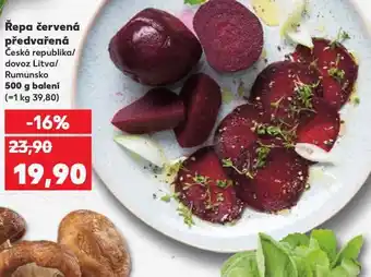 Kaufland Řepa červená předvařená nabídka