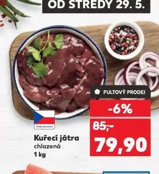 Kaufland Kuřecí játra nabídka