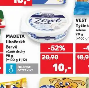 Kaufland Madeta jihočeské žervé nabídka