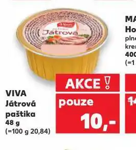 Kaufland Viva játrová paštika nabídka