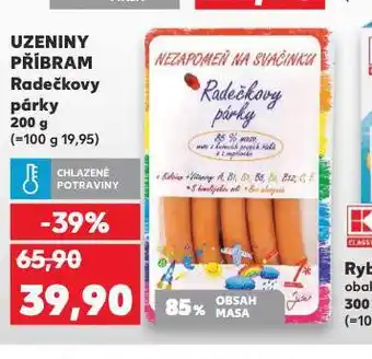 Kaufland Radečkovy párky nabídka