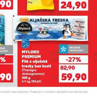 Kaufland Mylord premium filé z aljašské tresky bez kostí nabídka