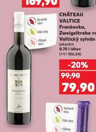 Kaufland Chateau valtice valtický sylván nabídka