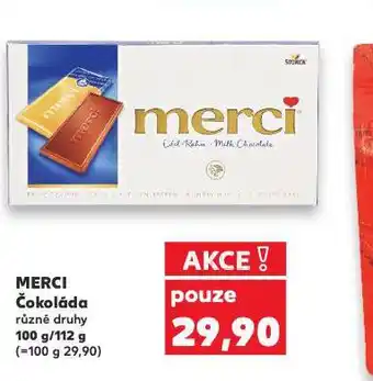 Kaufland Merci čokoláda nabídka