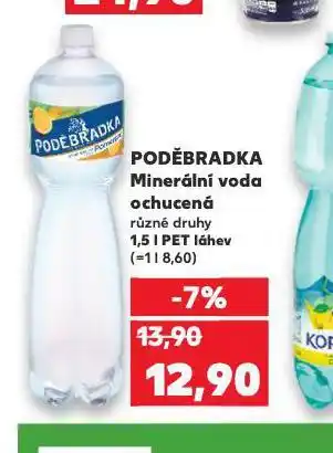 Kaufland Poděbradka ochucená nabídka