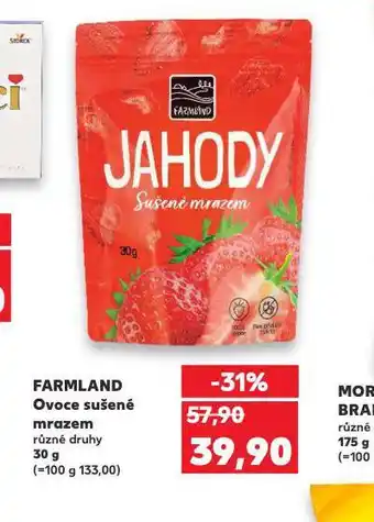 Kaufland Farmland ovoce sušené mrazem nabídka