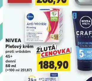 Kaufland Nivea pleťový krém nabídka