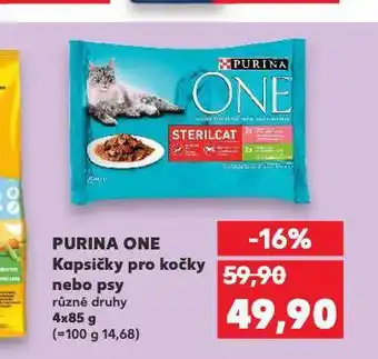 Kaufland Purina one kapsičky pro kočky nabídka